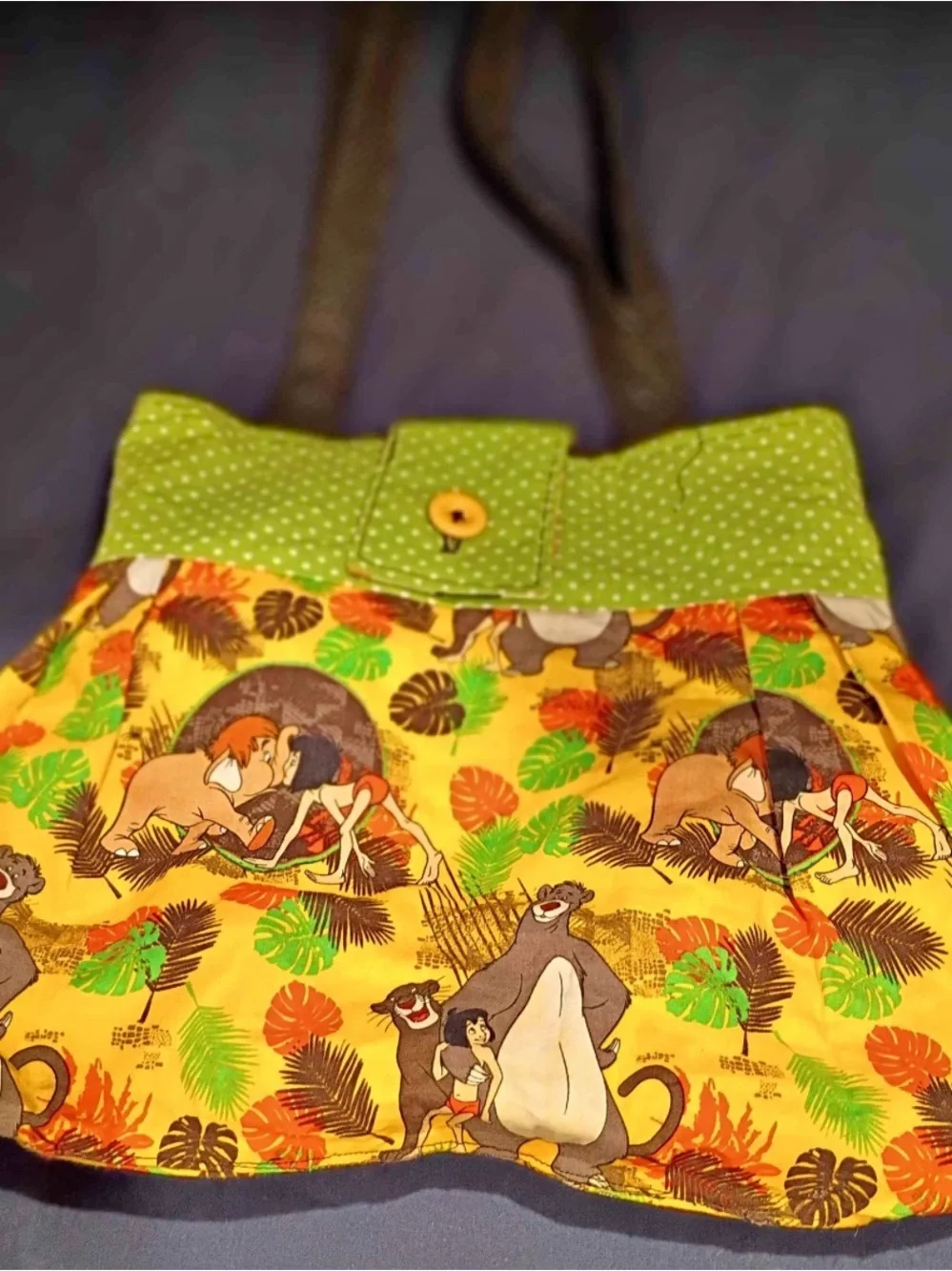Reversable Jungle Book tote bag